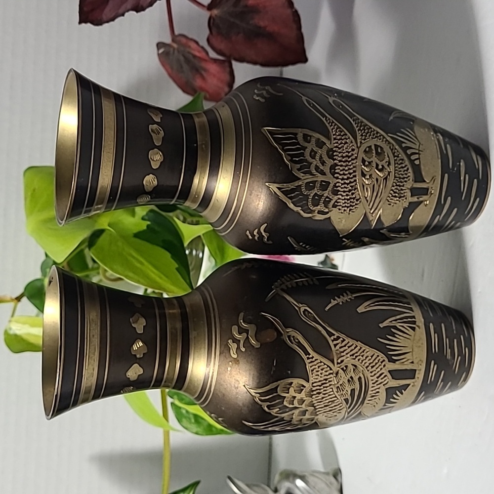 Vintage Brass Vase Remco Designed Gift Ware Made in India